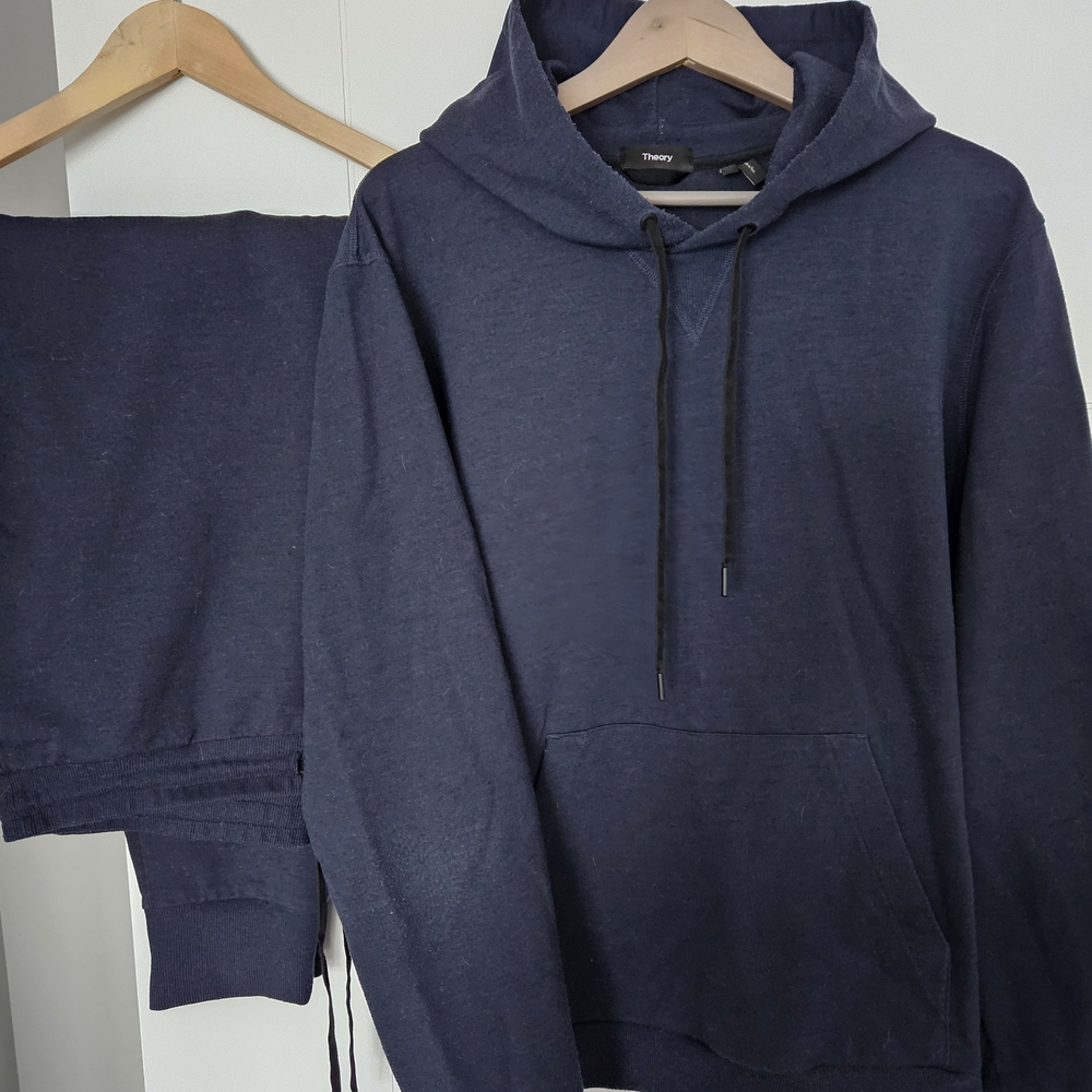 Theory Cloud Essentials Hoodie And Pant Set